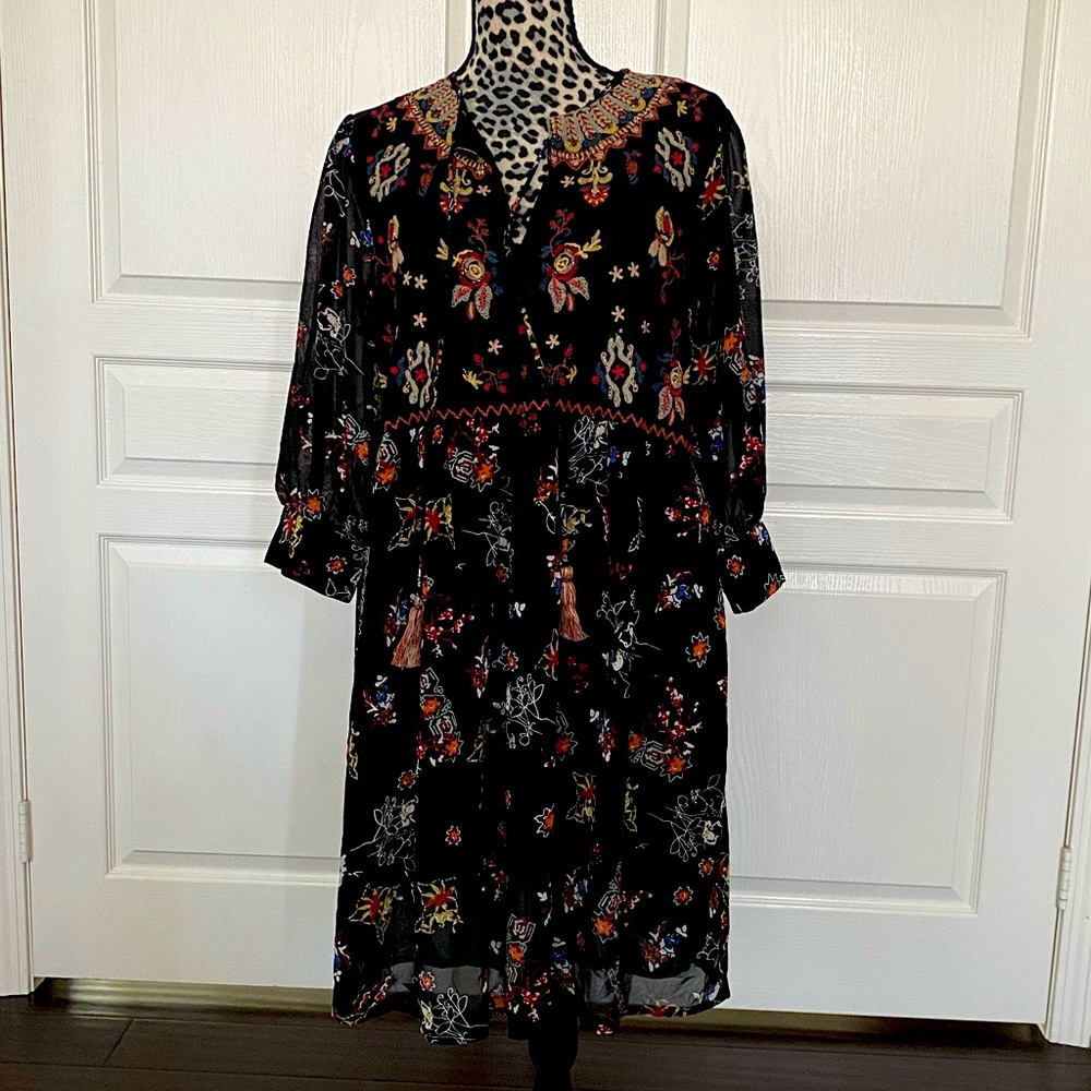 Philosophy Boho Embroidered Dress